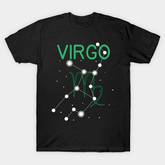 Zodiac Virgo T-Shirt by CrissWild